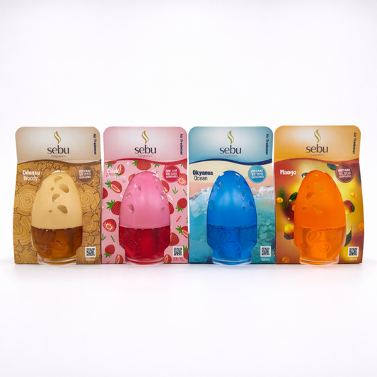 Sebu Fragrance 100 ml Araç Kokusu – Ortam ve Oto Kokusu Toptan Koli (Karışık Kokular)