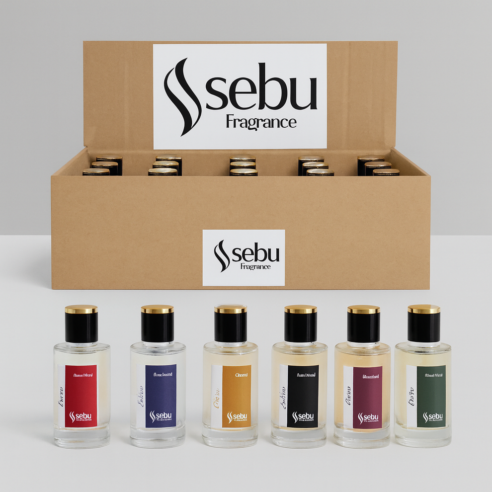 Sebu Da Sebu Fragrance 24’lü Özel Kişisel Parfüm Seti 6 Farklı Çeşit 50 Ml