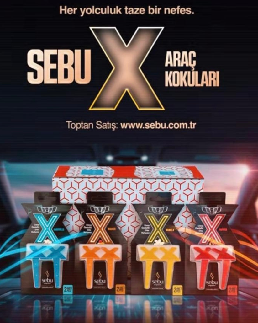Sebu Fragrance – 48 Adet Araç Kokusu (2’li Paket) – 4 Farklı Özel Koku